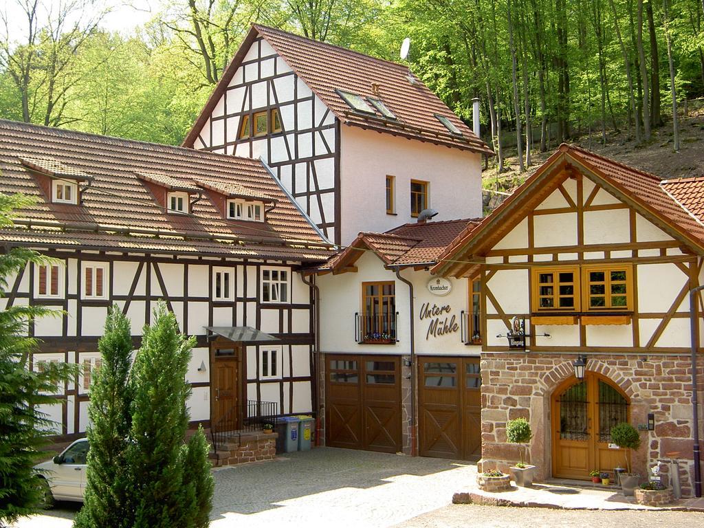 Pension Untere Muehle Burghaun Экстерьер фото